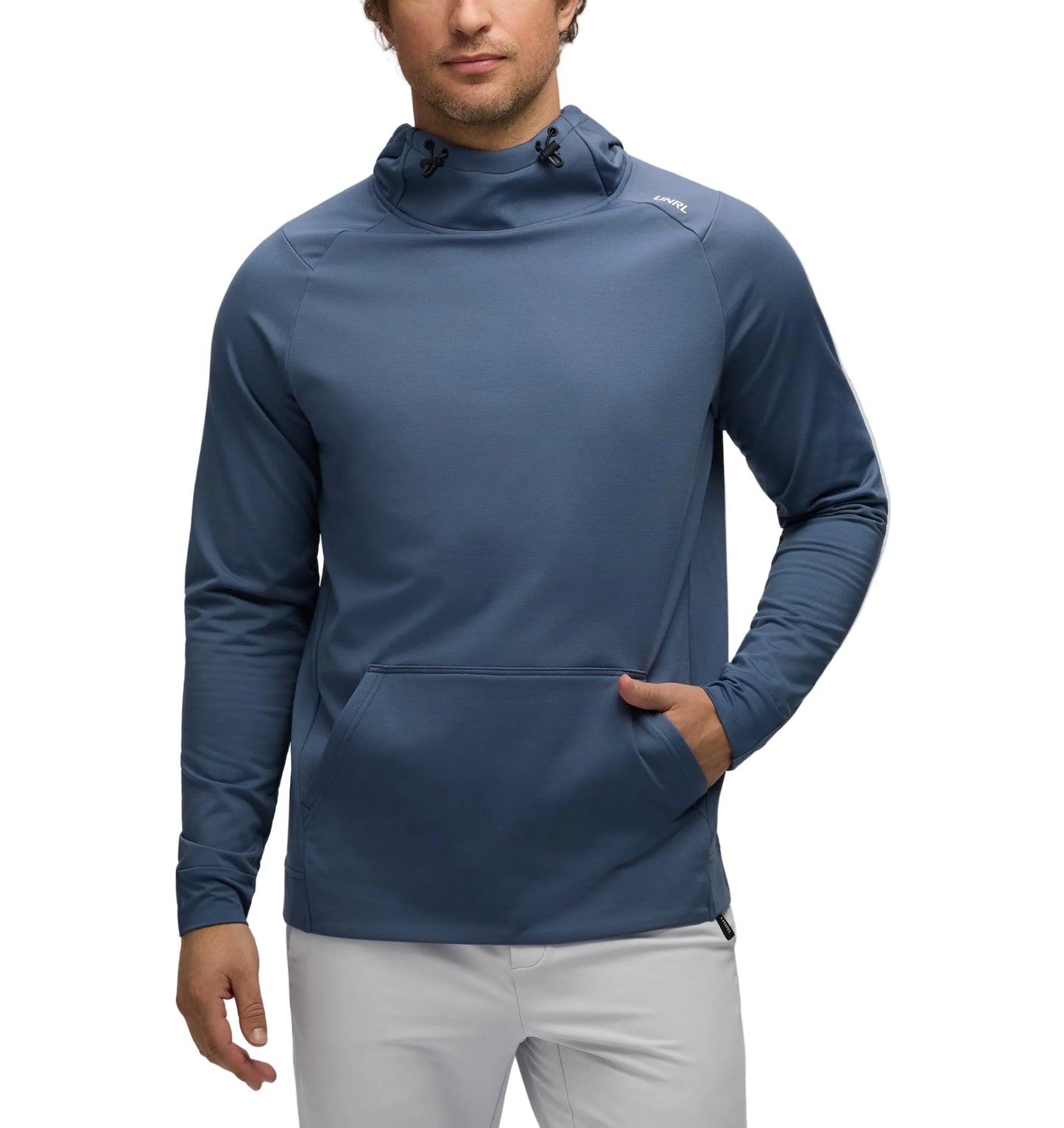 UNRL Men's Apparel > Sweatshirts & Hoodies UNRL Men's Crossover Hoodie II Nordic Blue