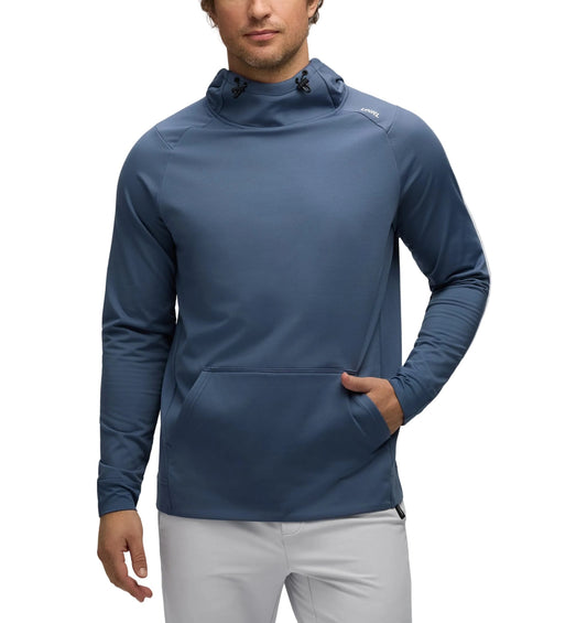 UNRL Men's Apparel > Sweatshirts & Hoodies UNRL Men's Crossover Hoodie II Nordic Blue