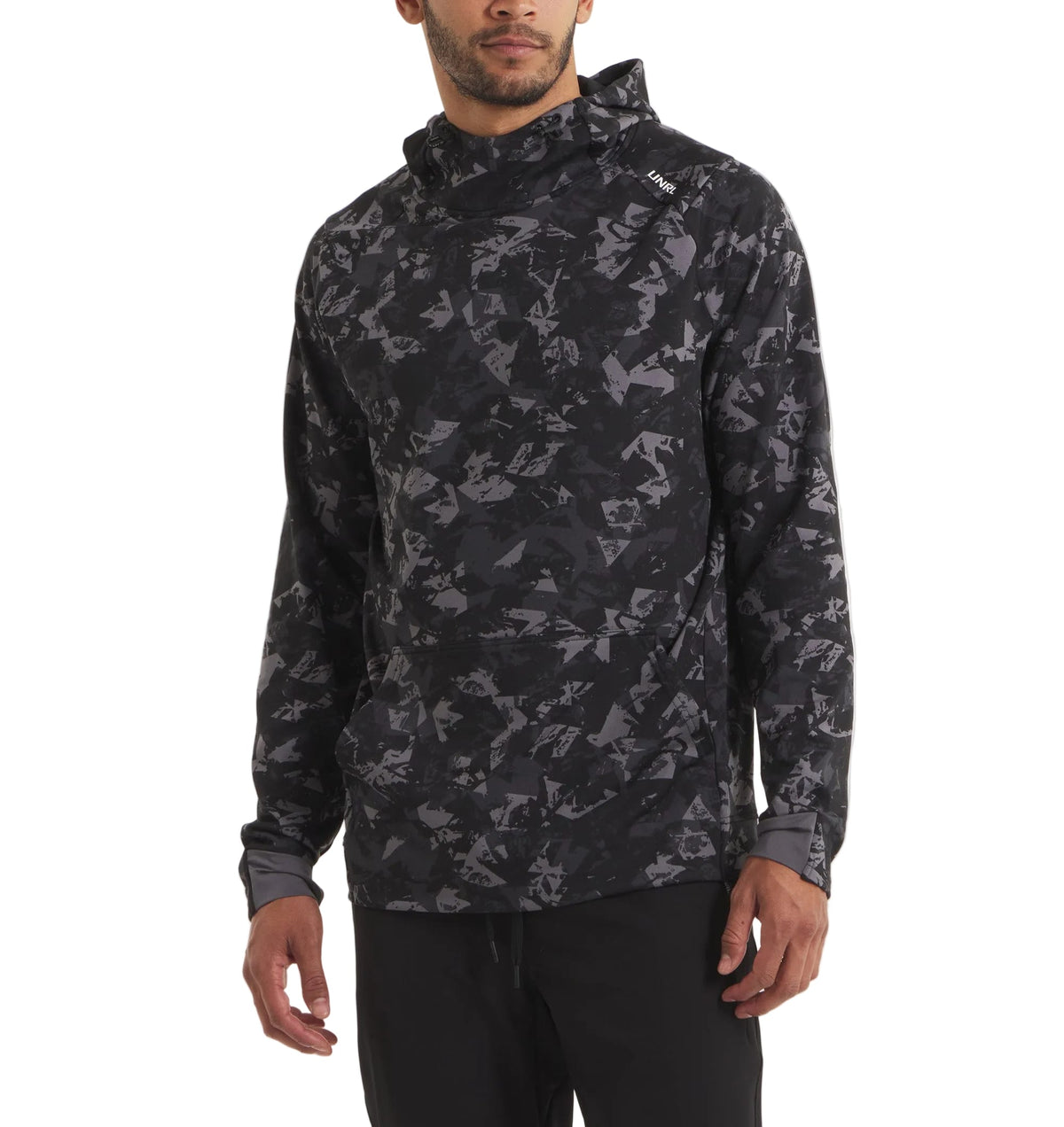 UNRL Men's Apparel > Sweatshirts & Hoodies UNRL Men's Crossover Hoodie II Stealth Shatter Camo