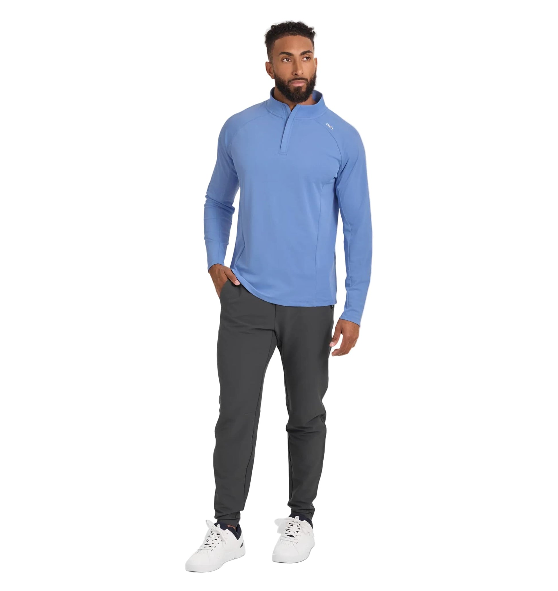 UNRL Men's Apparel > Tops UNRL Men's Highlands 1/4 Zip Perennial Blue