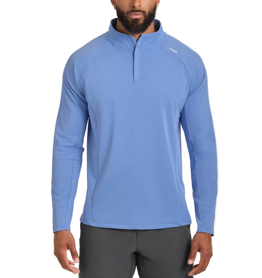 UNRL Men's Apparel > Tops UNRL Men's Highlands 1/4 Zip Perennial Blue