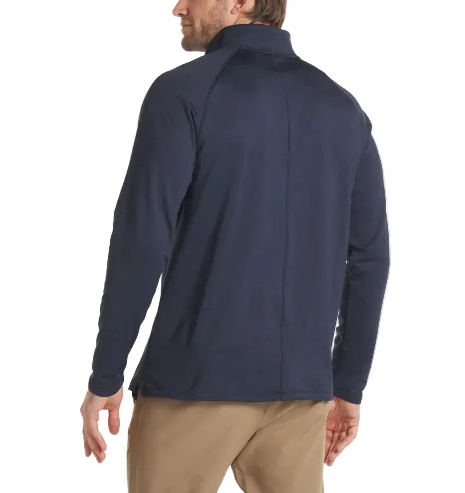 UNRL Men's Apparel > Tops UNRL Men's Interlock Quarter Zip Navy
