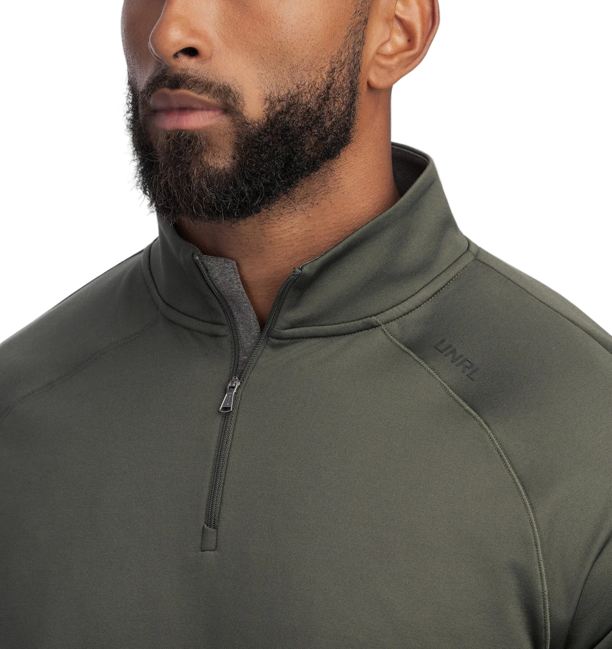 UNRL Men's Apparel > Tops UNRL Men's Interlock Quarter Zip Pine