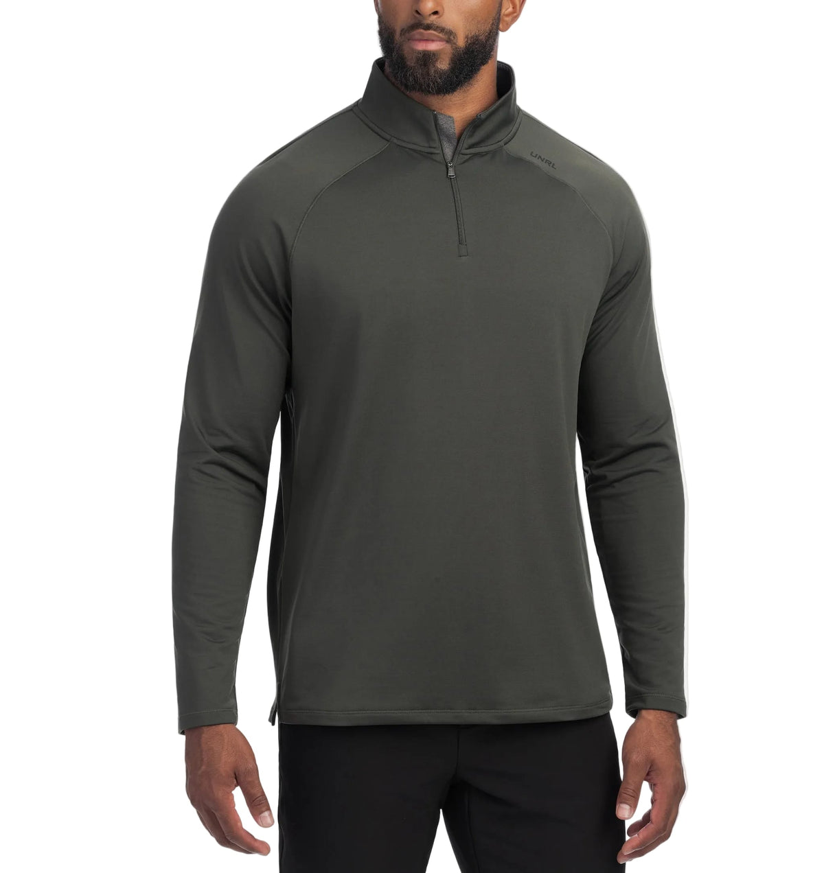 UNRL Men's Apparel > Tops UNRL Men's Interlock Quarter Zip Pine