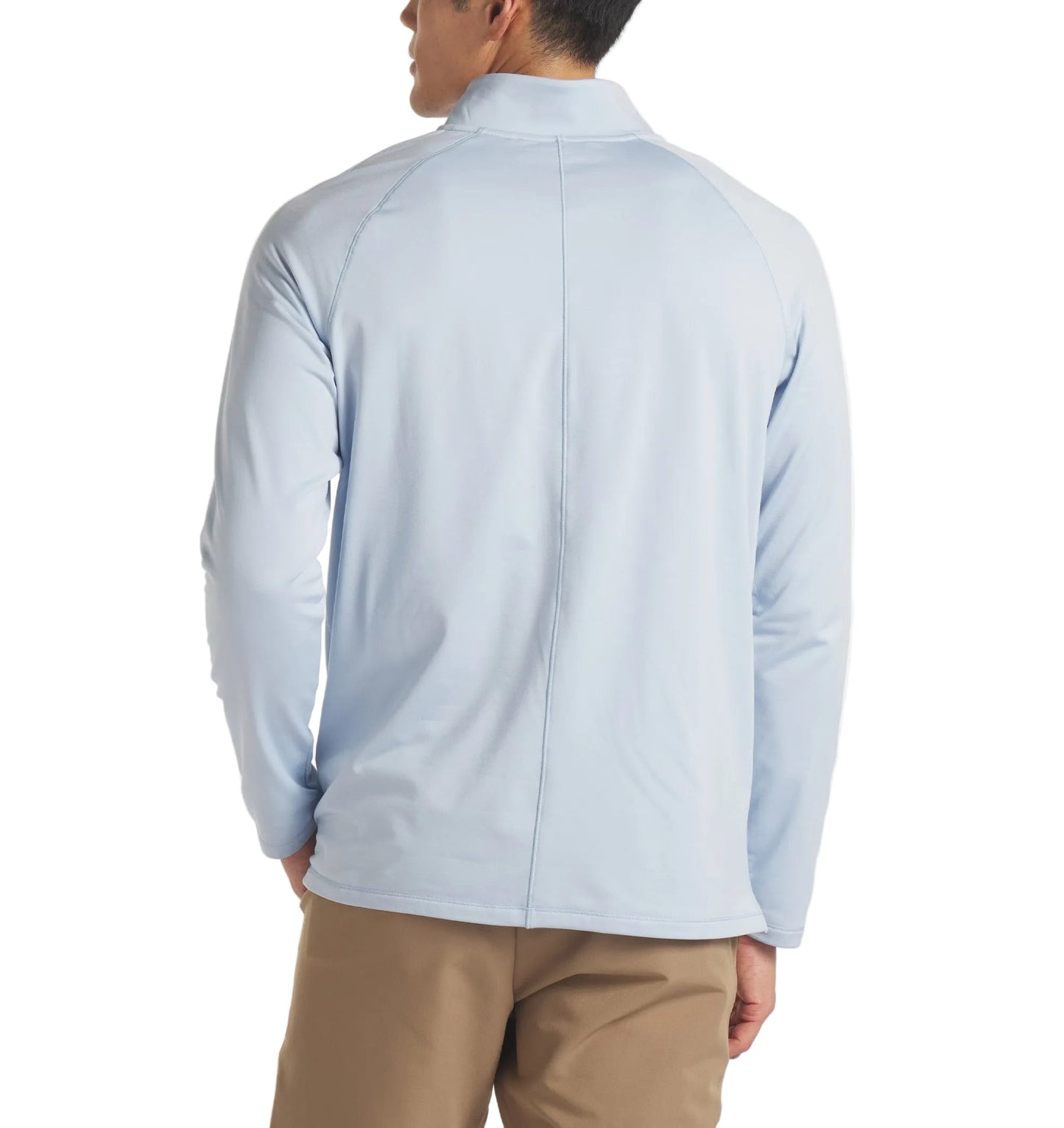 UNRL Men's Apparel > Tops UNRL Men's Interlock Quarter Zip Sky Blue
