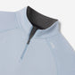 UNRL Men's Apparel > Tops UNRL Men's Interlock Quarter Zip Sky Blue