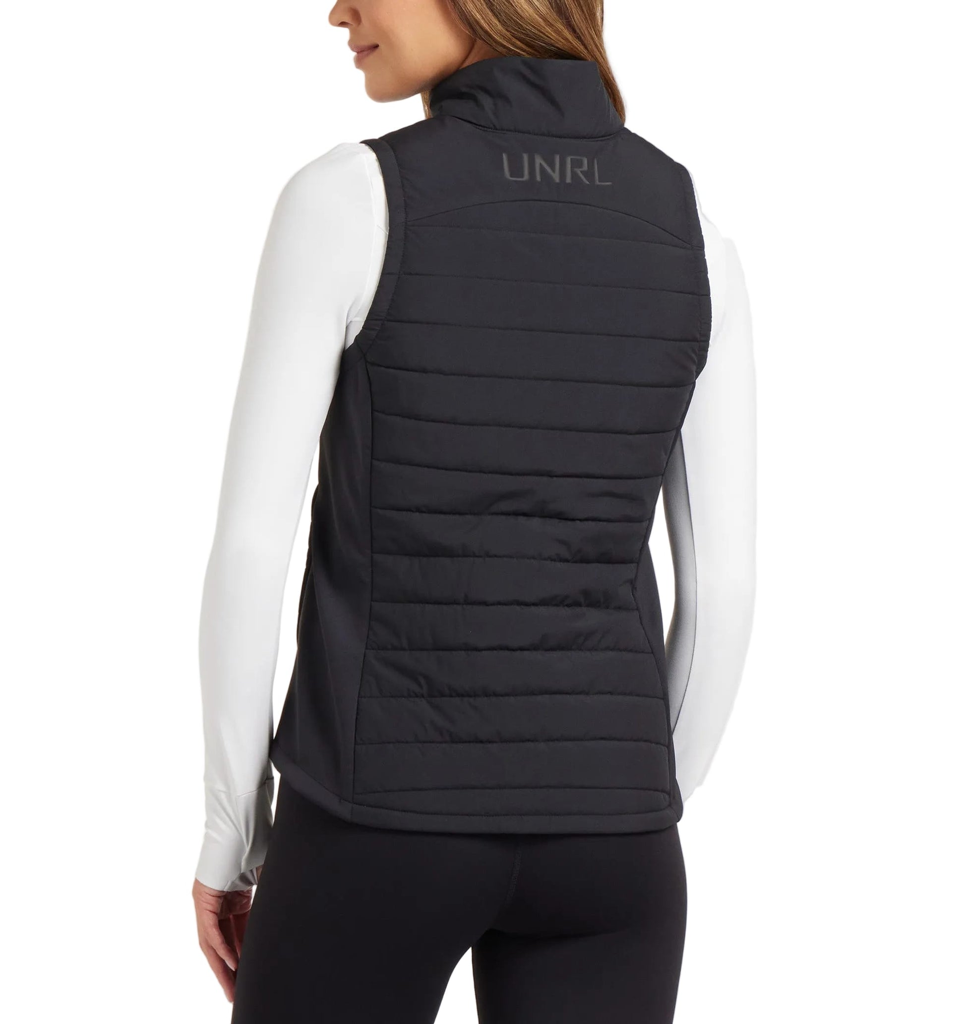 UNRL Women's Apparel > Outerwear UNRL Women's Vancouver Quilted Vest Black