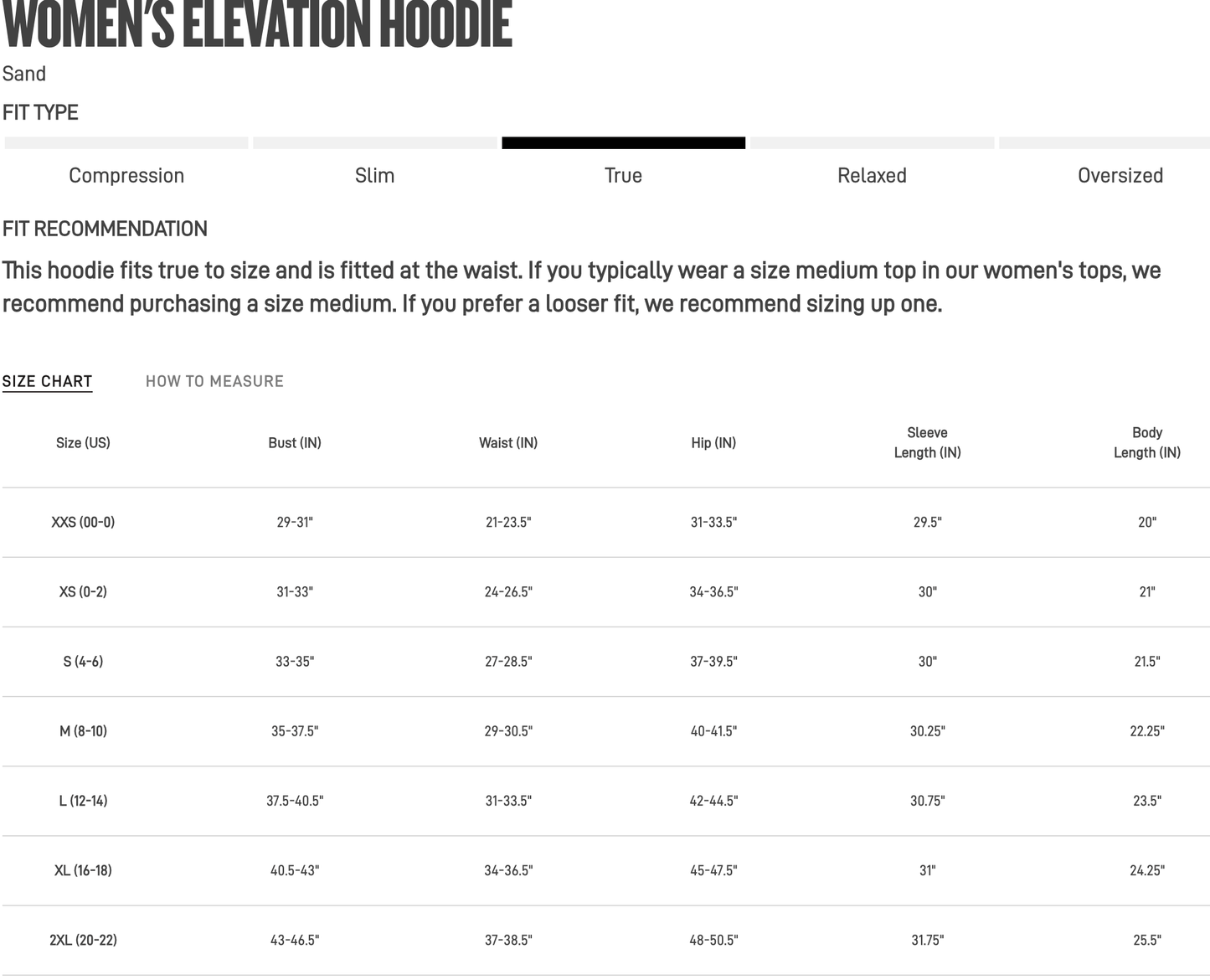 UNRL Women's Apparel > Sweatshirts & Hoodies UNRL Women's Elevation Hoodie Sand