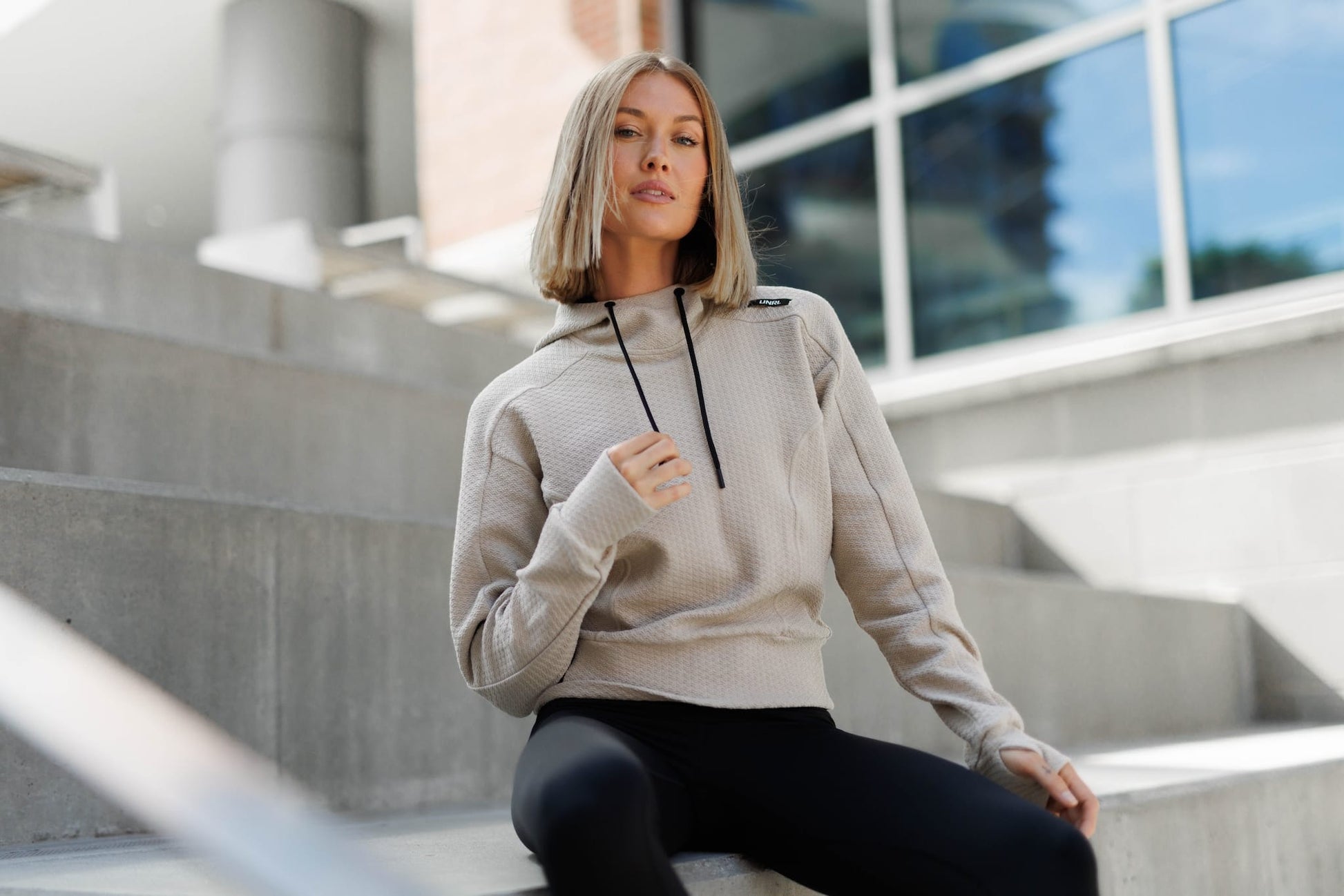 UNRL Women's Apparel > Sweatshirts & Hoodies UNRL Women's Elevation Hoodie Sand