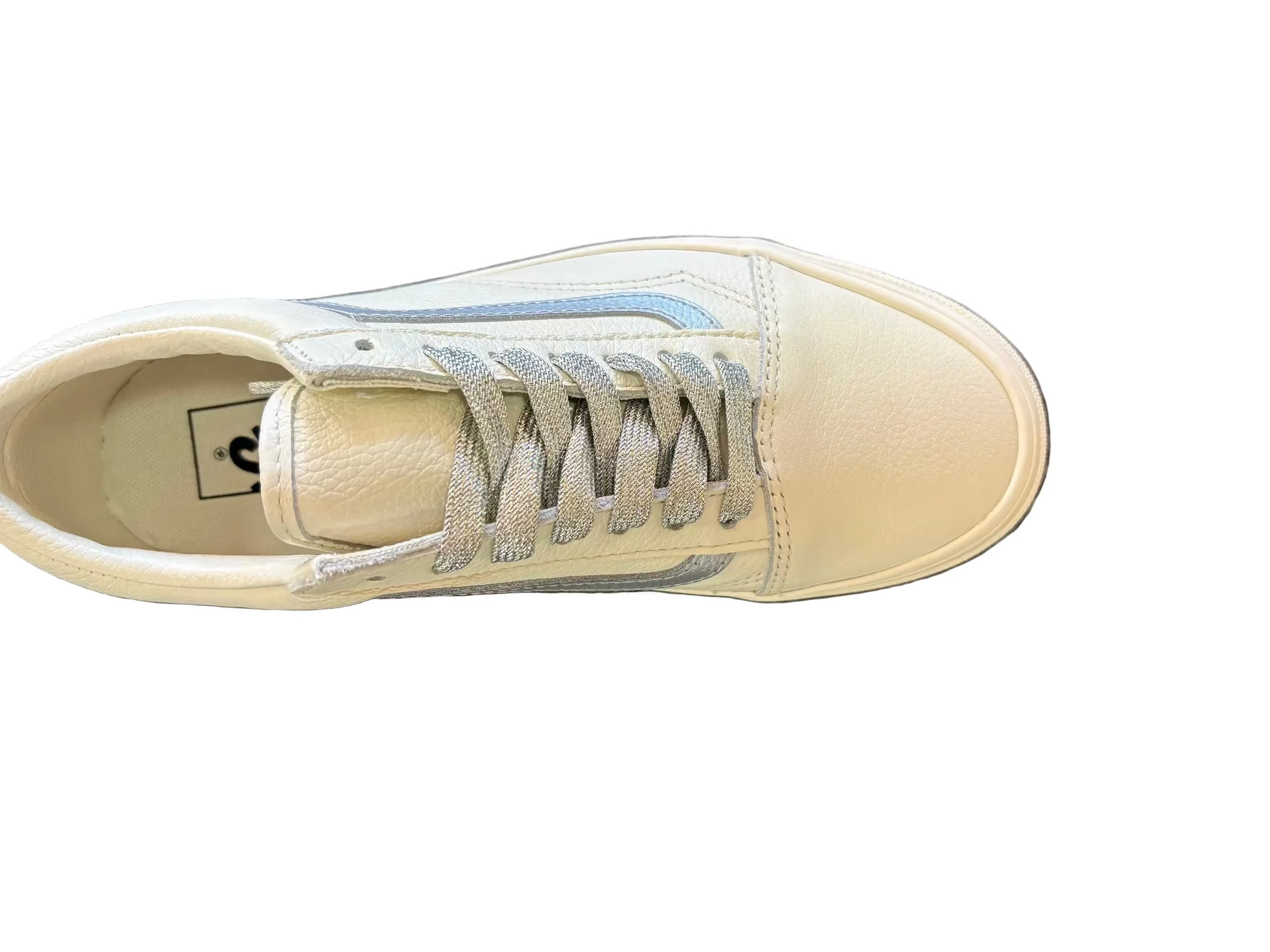 Vans 162 Vans Women's Old Skool Metallic Egret