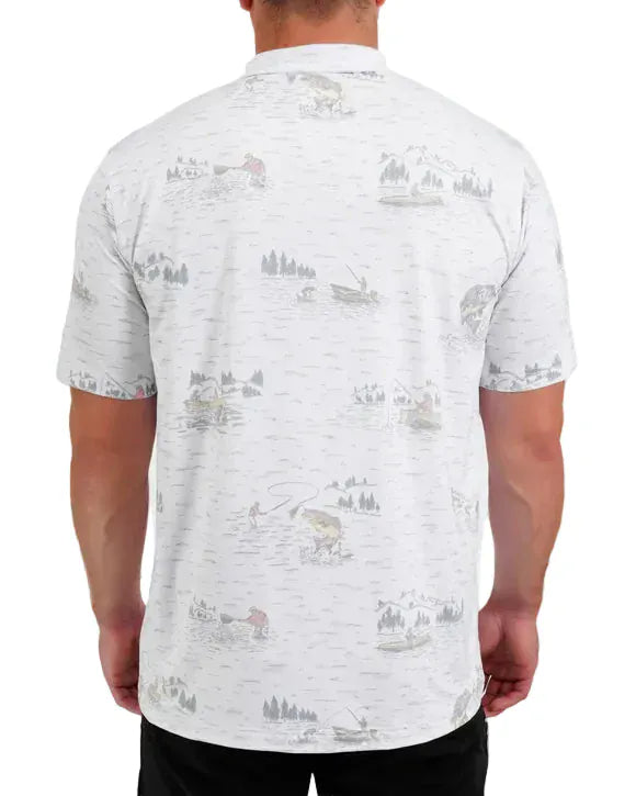 Waggle 102 Waggle Men's Tight Lines Polo