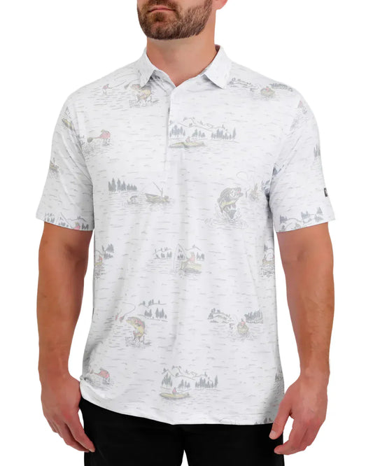 Waggle 102 Waggle Men's Tight Lines Polo