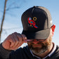Waggle 308 Black Waggle Parrotdise Hat