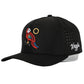 Waggle 308 Black Waggle Parrotdise Hat