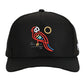 Waggle 308 Black Waggle Parrotdise Hat