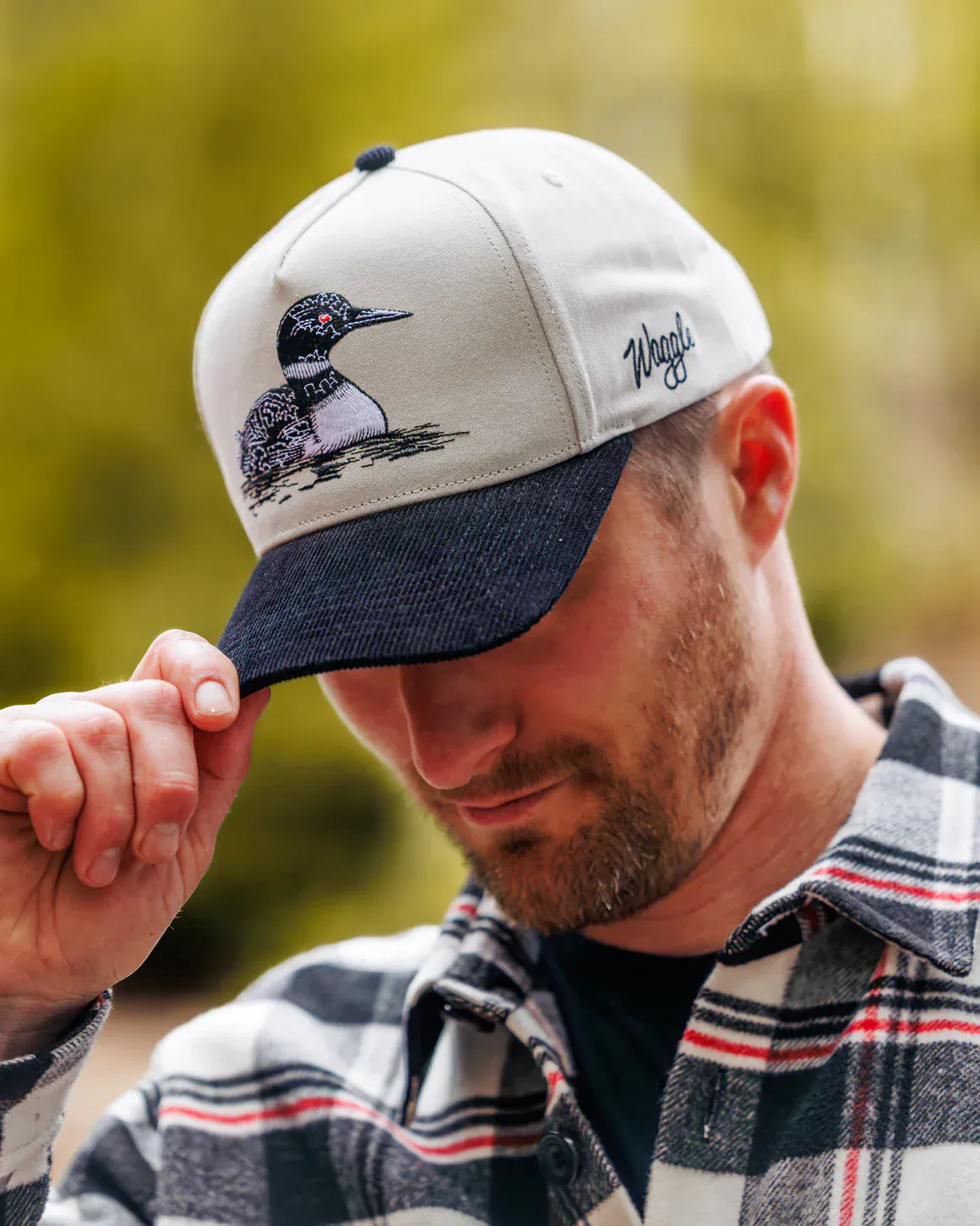Waggle 308 Waggle Red Eye Corduroy Brim Hat