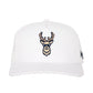 Waggle 308 White Waggle Kentucky Buck SnapBack Hat White