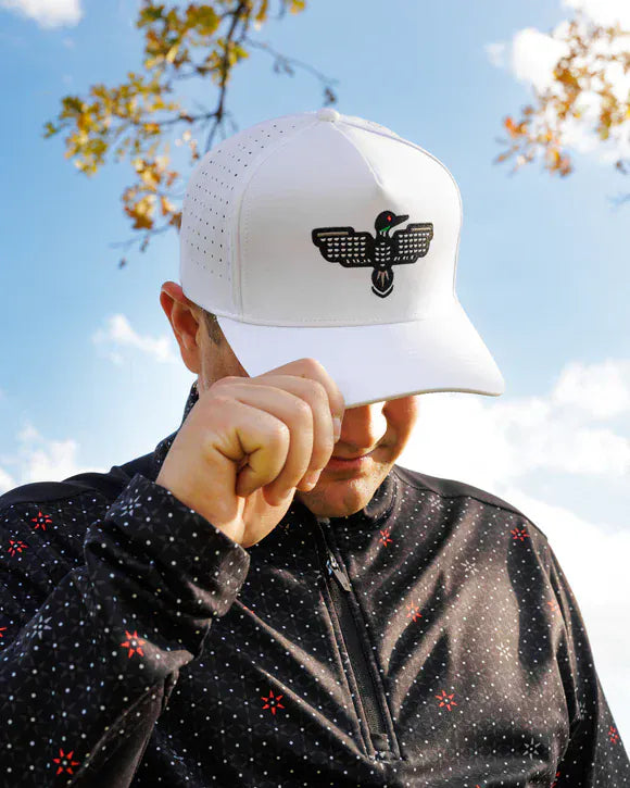 Waggle 308 White Waggle Loon Lake 3.0 Hat