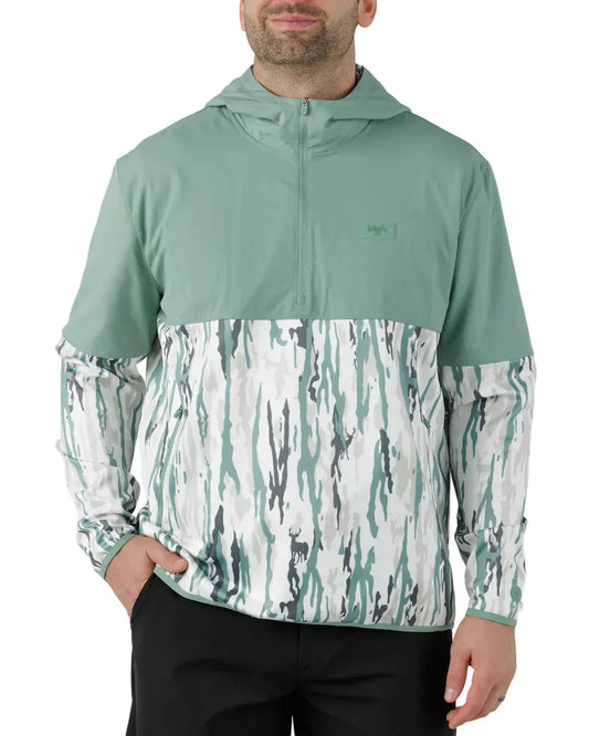 Waggle 504 Waggle Men's Timber Zenith Zip Hoodie Birch