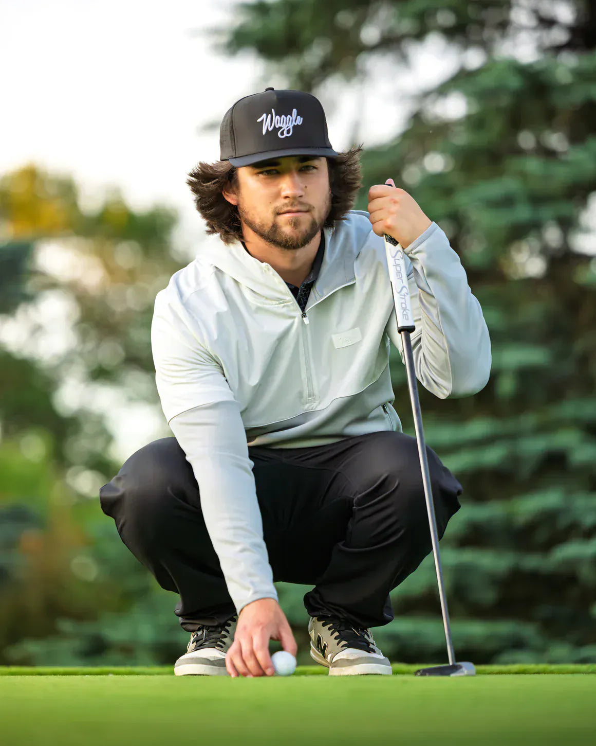 Waggle 504 Waggle Men's Timber Zenith Zip Hoodie Iceberg