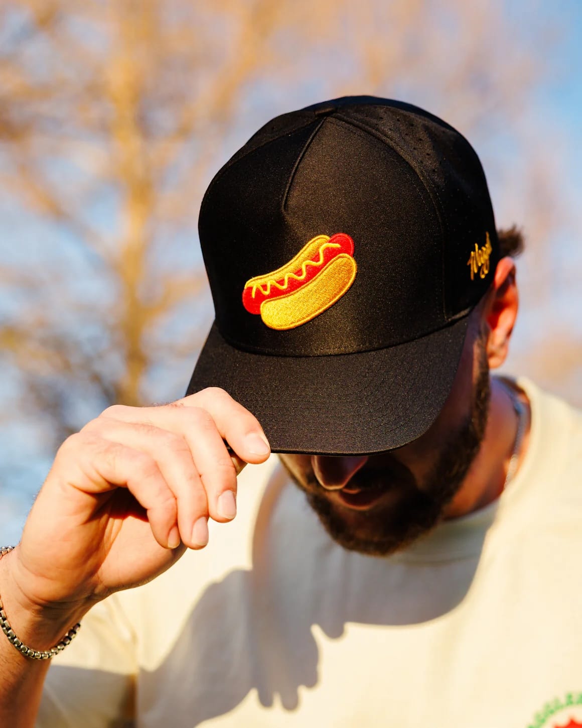 Waggle Accessories > Hats Black Waggle Glizzy Hat