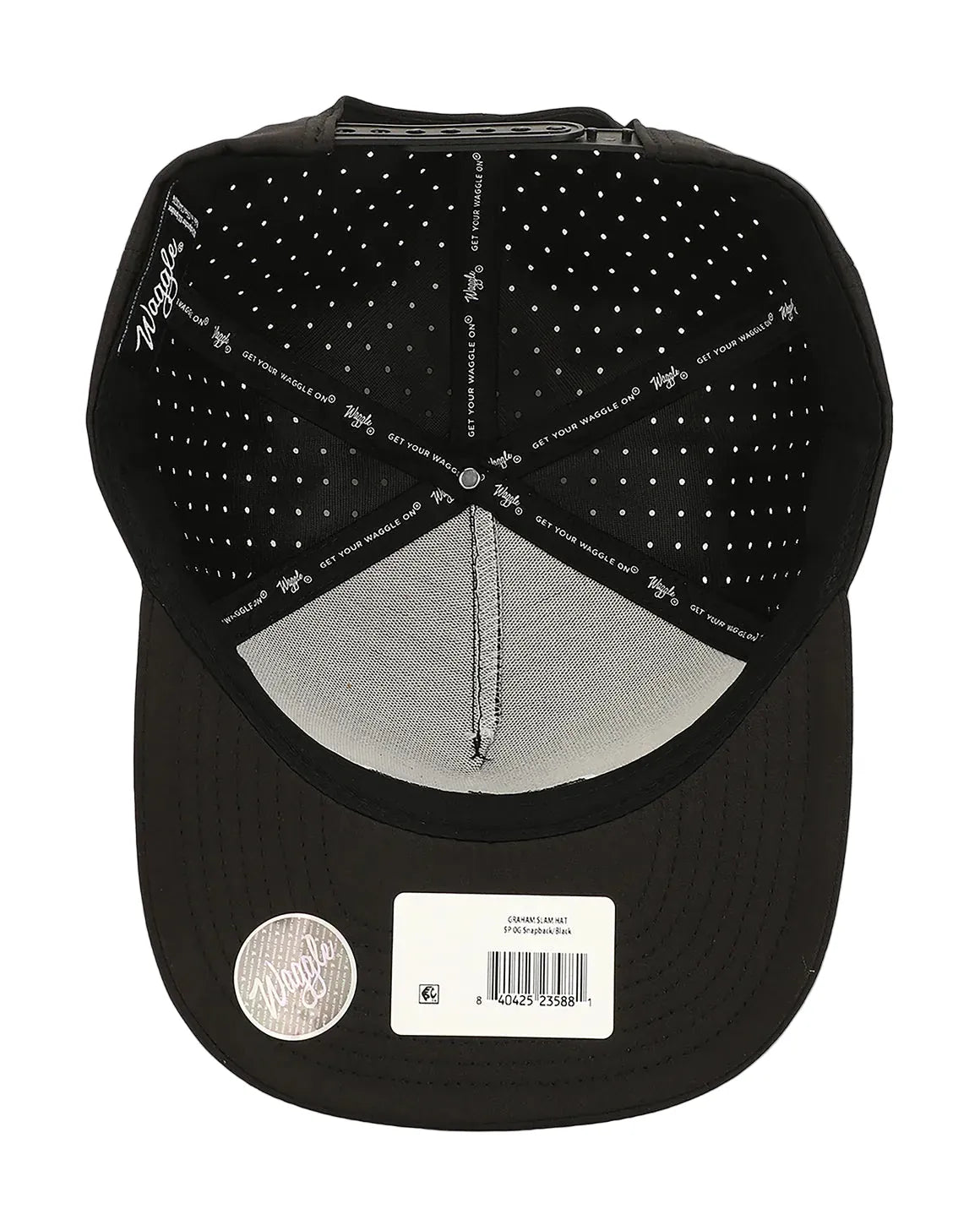 Waggle Accessories > Hats Black Waggle Graham Slam Hat