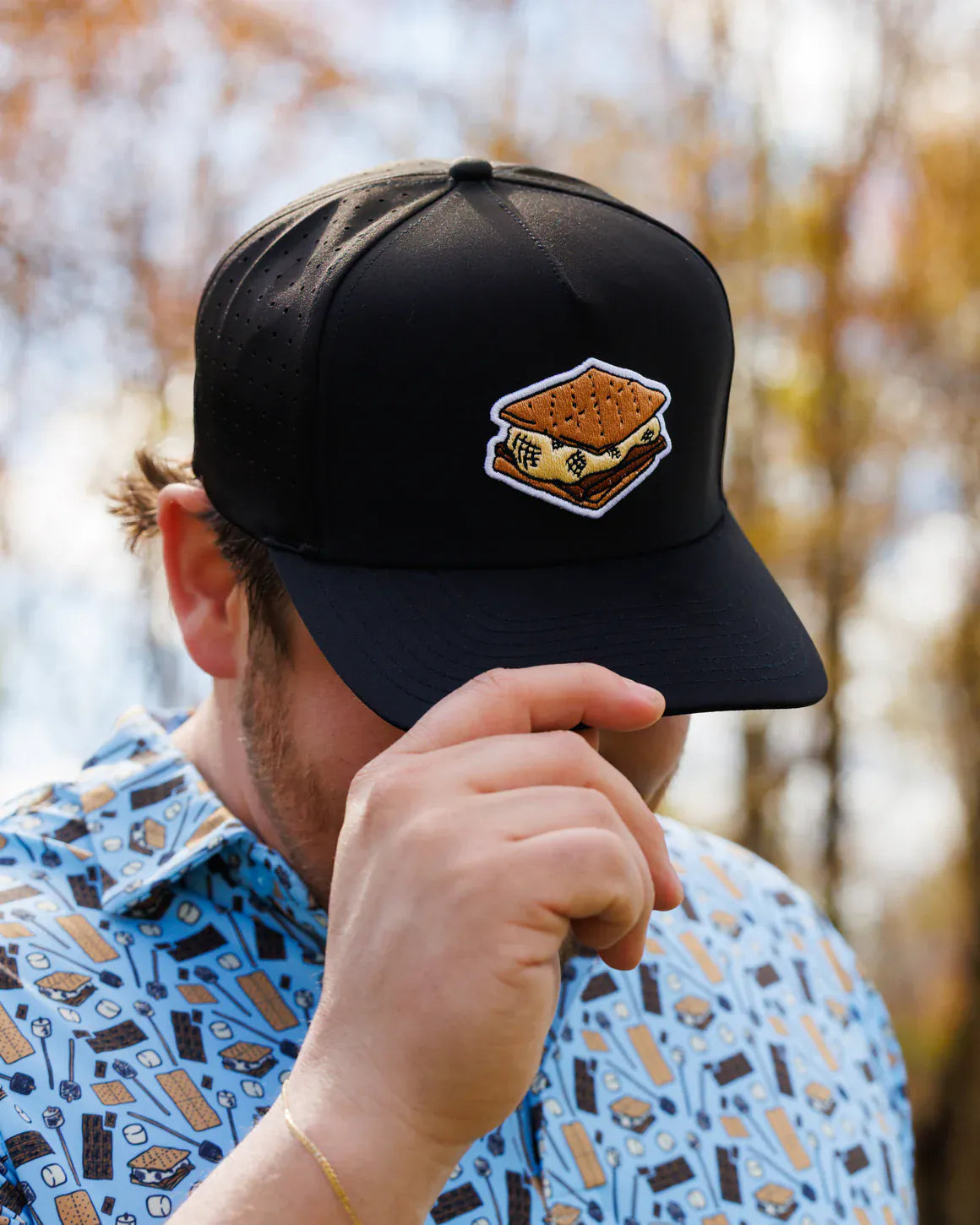 Waggle Accessories > Hats Black Waggle Graham Slam Hat