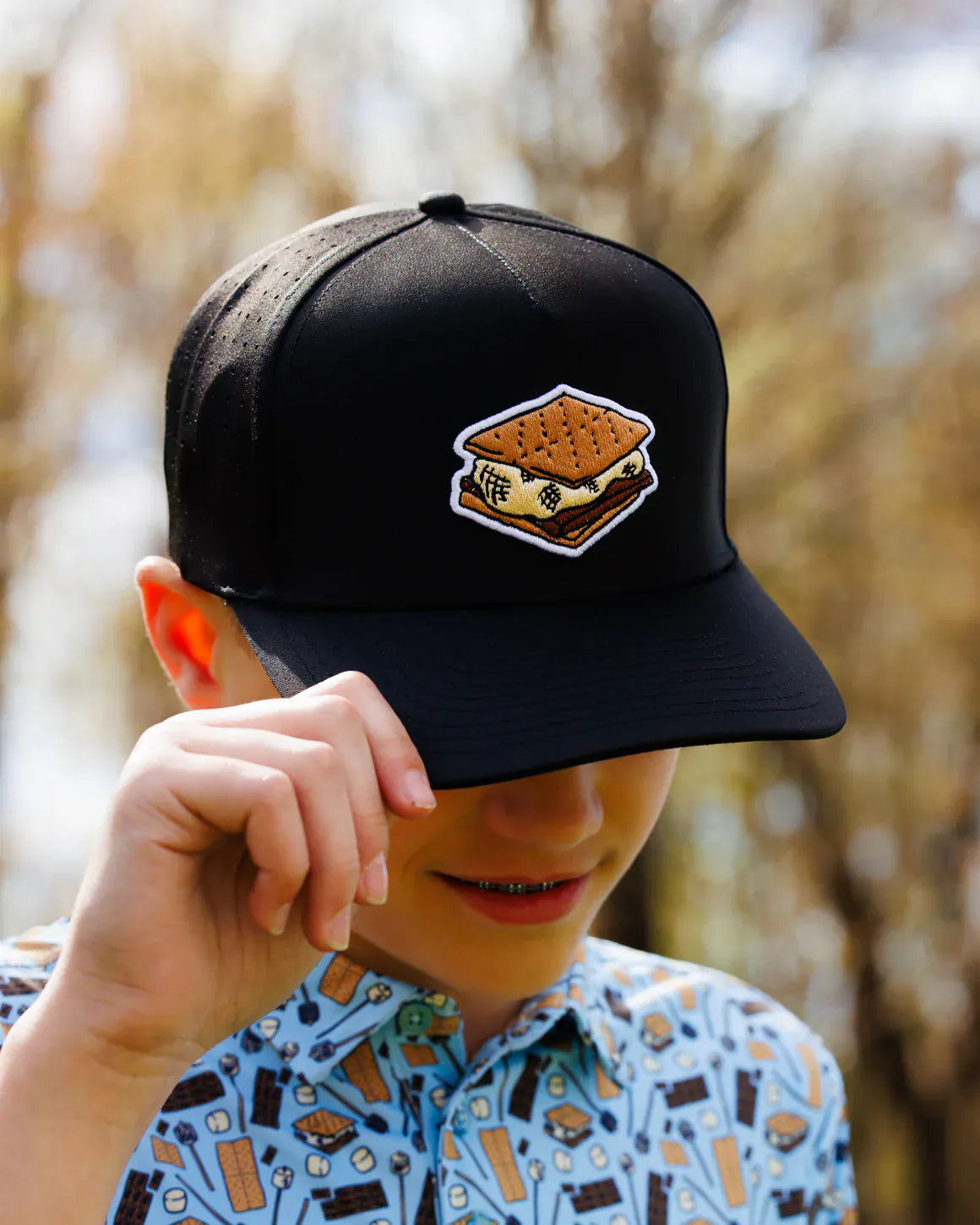Waggle Accessories > Hats Black Waggle Youth Graham Slam Hat