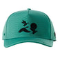 Waggle Accessories > Hats Green Waggle 5 Panel Repel Hat Flying V