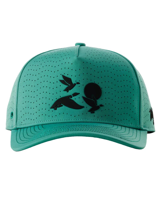 Waggle Accessories > Hats Green Waggle 5 Panel Repel Hat Flying V
