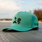Waggle Accessories > Hats Green Waggle 5 Panel Repel Hat Flying V
