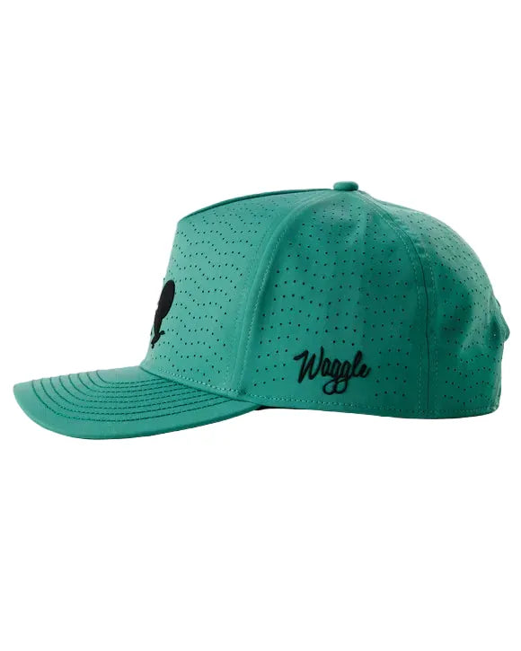 Waggle Accessories > Hats Green Waggle 5 Panel Repel Hat Flying V