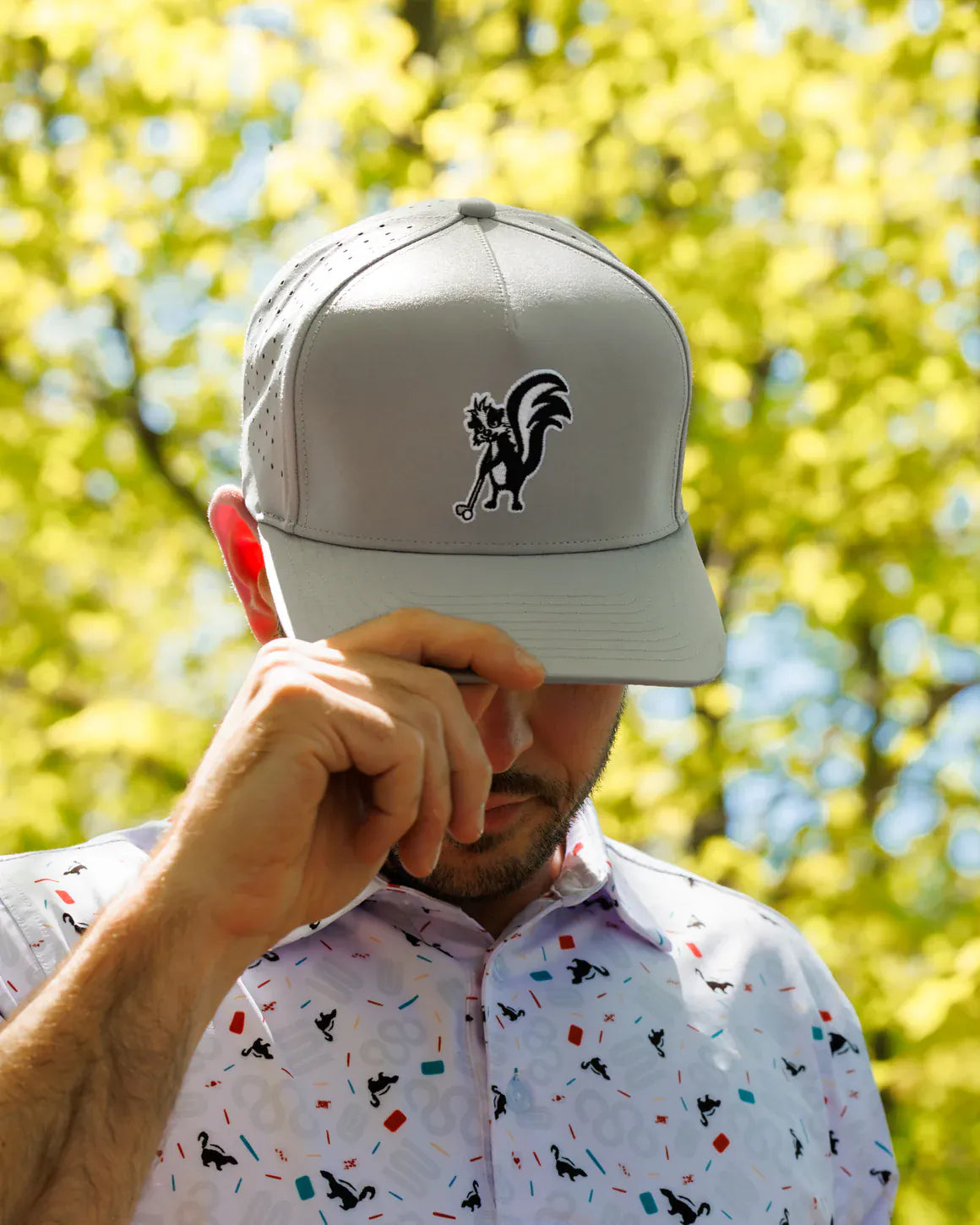Waggle Accessories > Hats Grey Waggle Stinkin It Up Hat