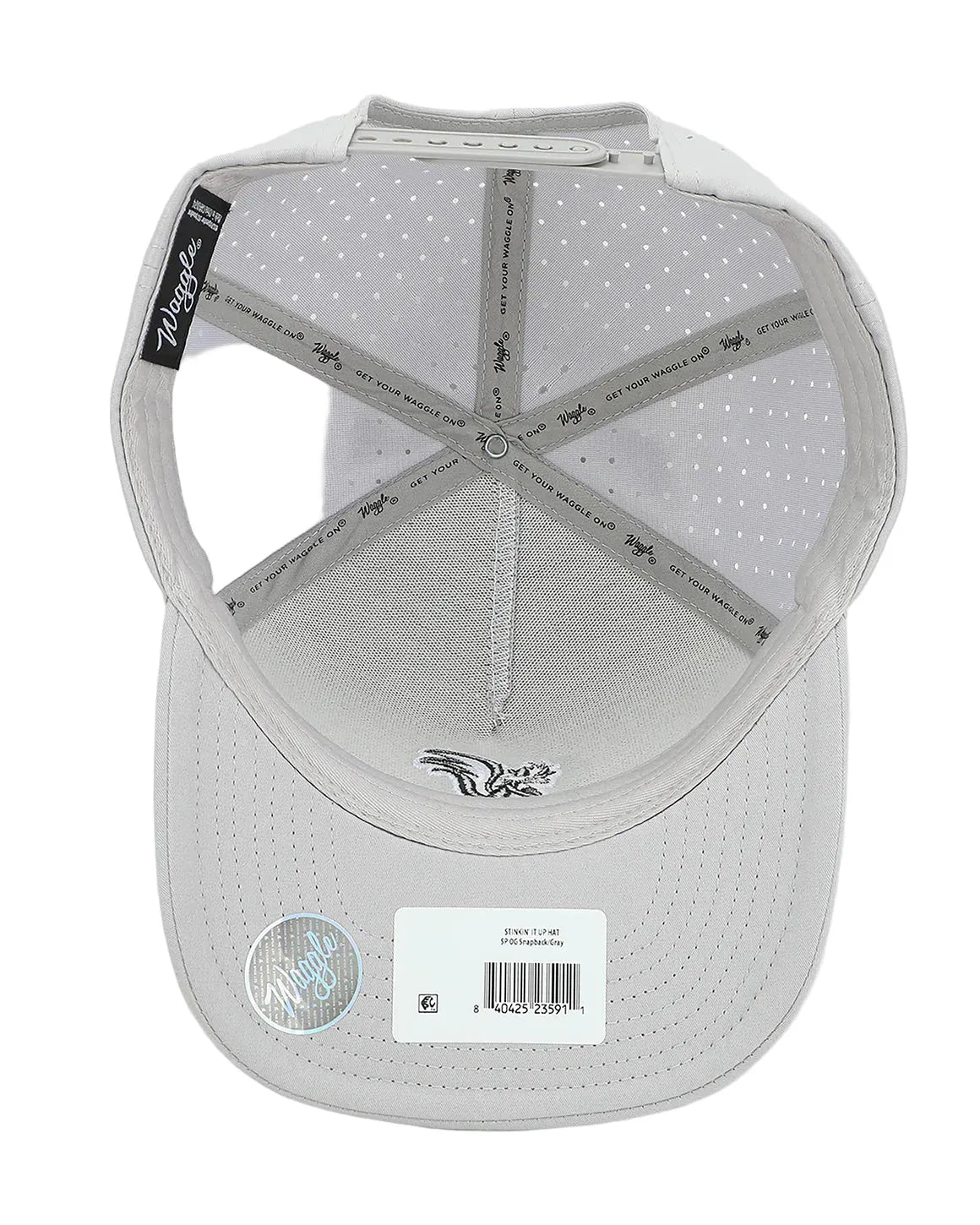 Waggle Accessories > Hats Grey Waggle Stinkin It Up Hat