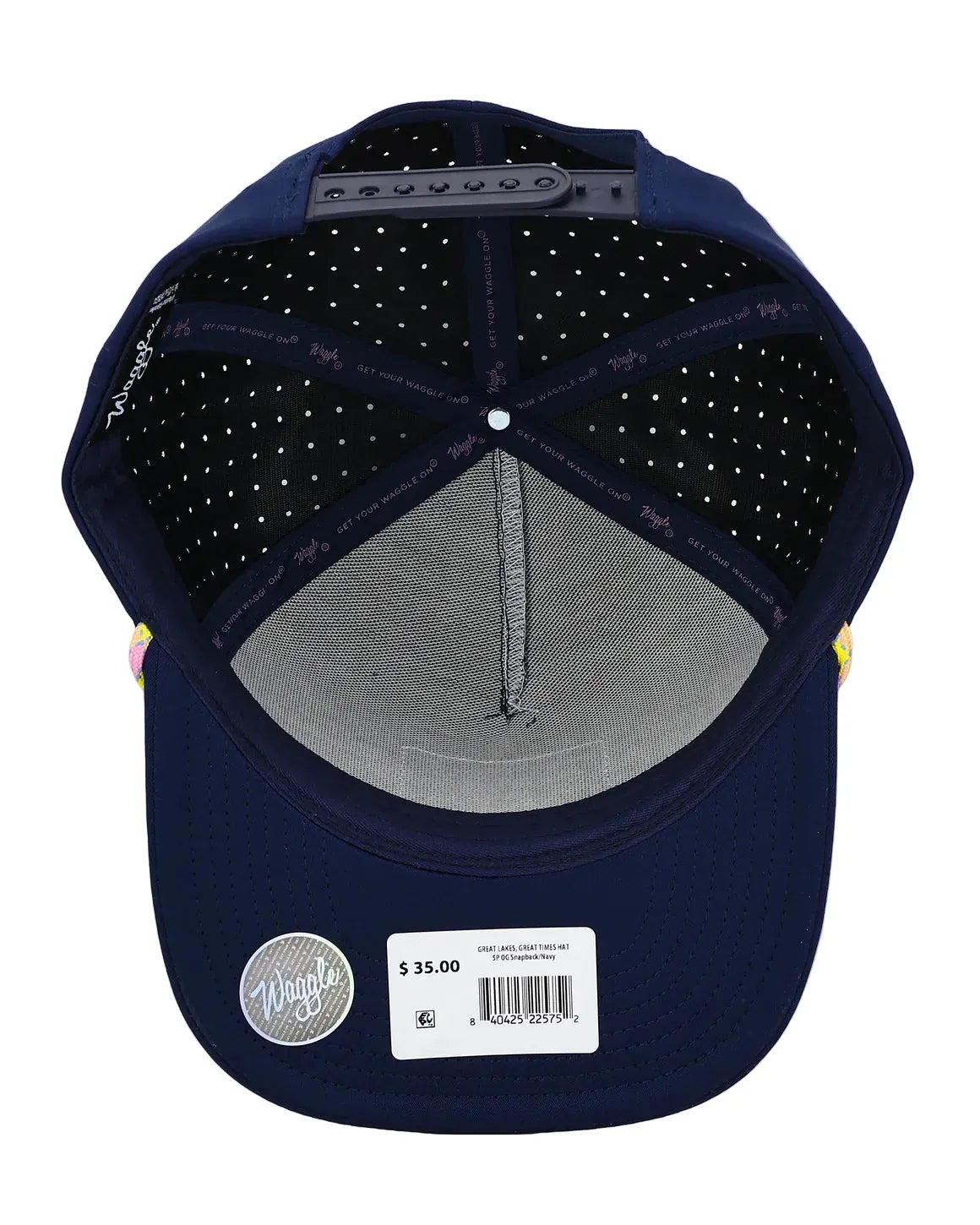 Waggle Accessories > Hats Navy Waggle Great Lakes, Great Times Hat