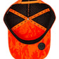Waggle Accessories > Hats Orange Waggle 5 Panel Repel Hat Flush