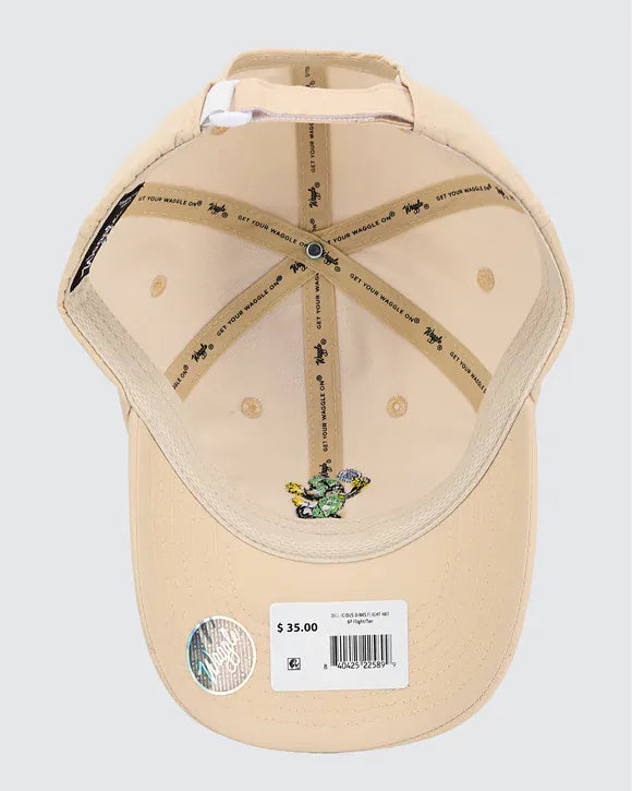 Waggle Accessories > Hats Tan Waggle Dillicious Dinks Flight Hat