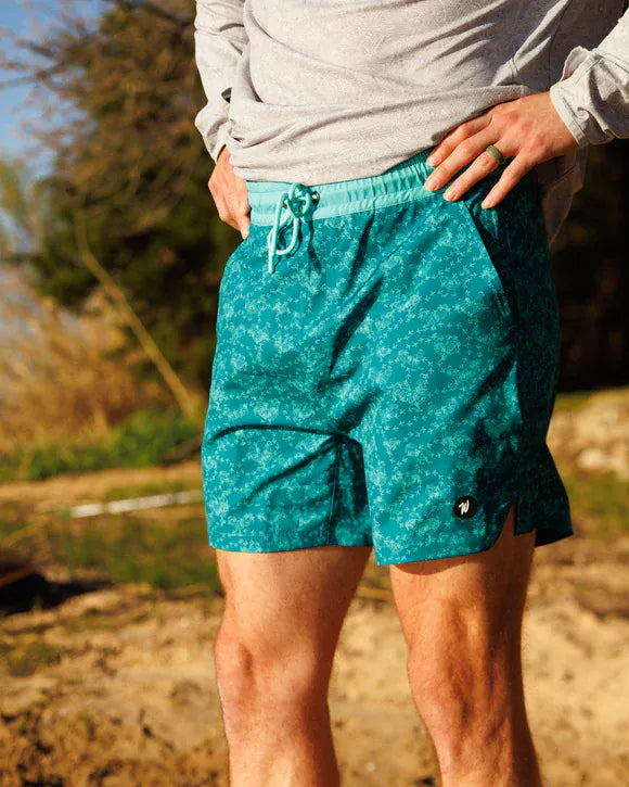 Waggle Men's Apparel > Swim Waggle Men's Green Lakers Short