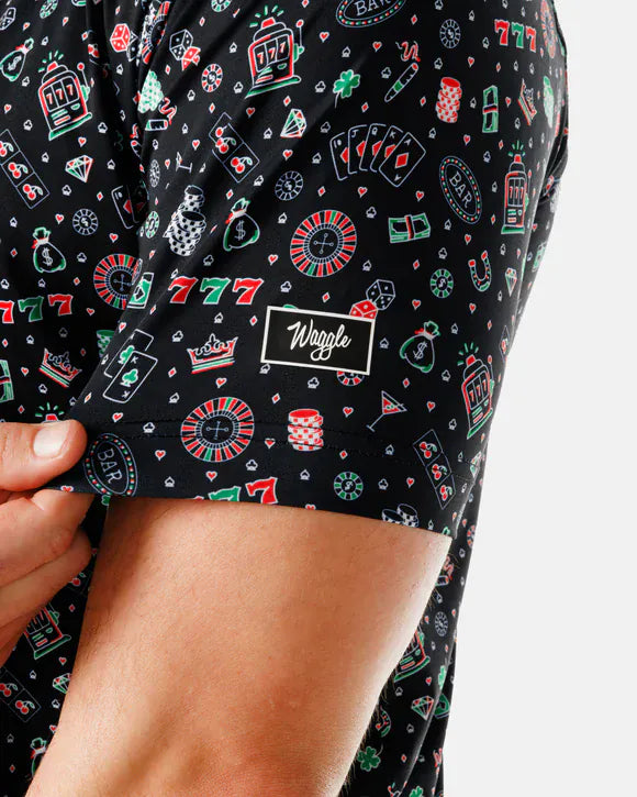 Waggle Men's Apparel > Tops Waggle Men's High Roller Polo