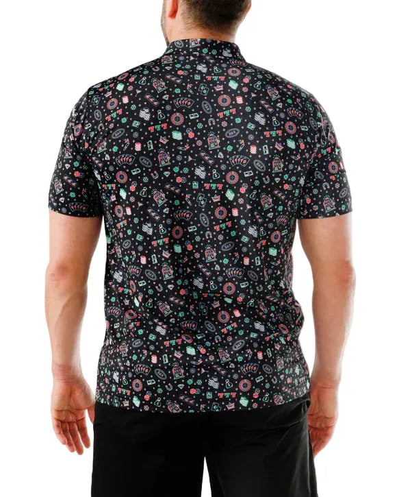 Waggle Men's Apparel > Tops Waggle Men's High Roller Polo