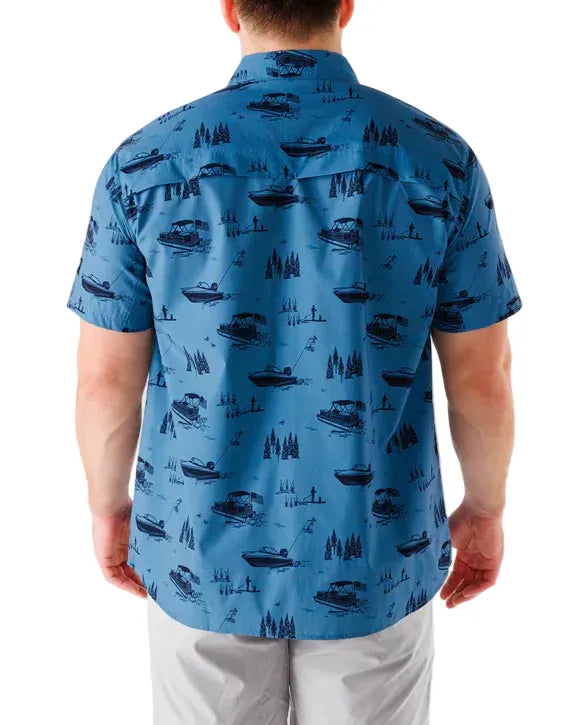 Waggle Men's Apparel > Wovens and Flannels Waggle Men's Wake Life Button Down