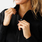 Waggle Women's Apparel > Fleece & Midlayers Waggle Women's Stride Full Zip Jacket Onyx