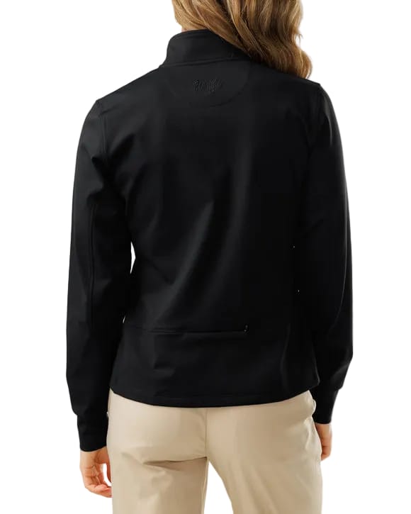 Waggle Women's Apparel > Fleece & Midlayers Waggle Women's Stride Full Zip Jacket Onyx