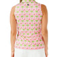 Waggle Women's Apparel > Tops Waggle Women's Sleeveless Polo Fairway Fiesta