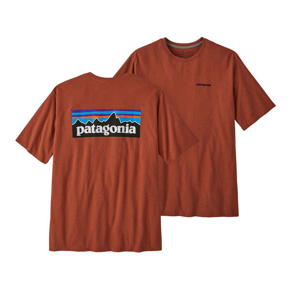 Patagonia Men's P-6 Logo Responisibili-tee Quartz Coral
