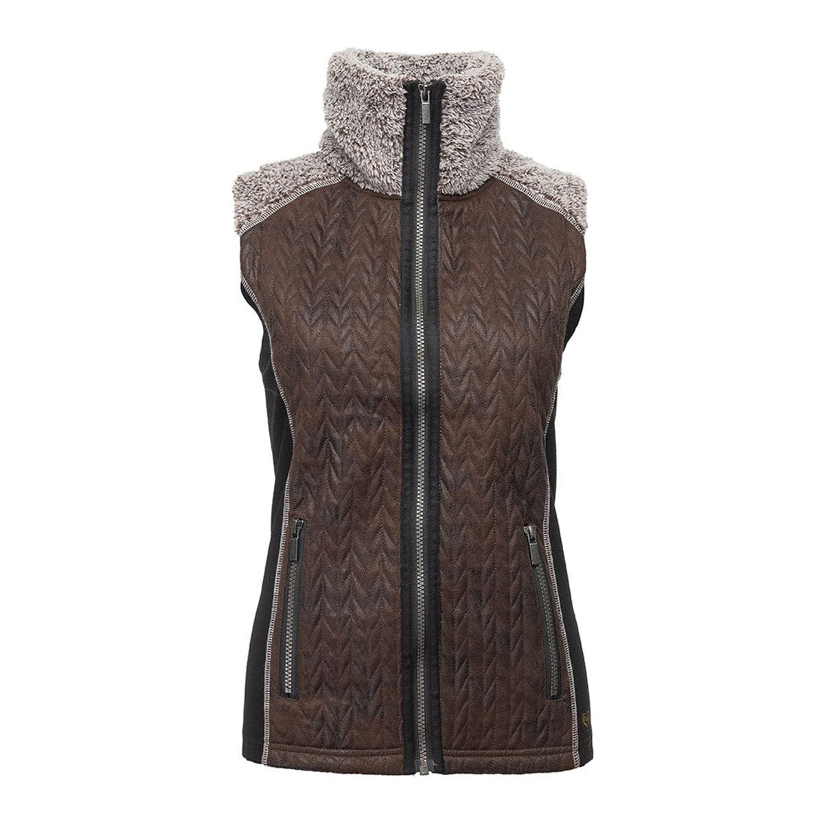 Wooly Bully 189 Wooly Bully Women's Fearless Vest Chocolate