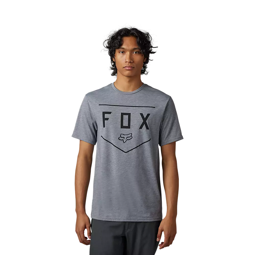 Fox Men's Shield Short Sleeve Tech Tee Heather Graphite