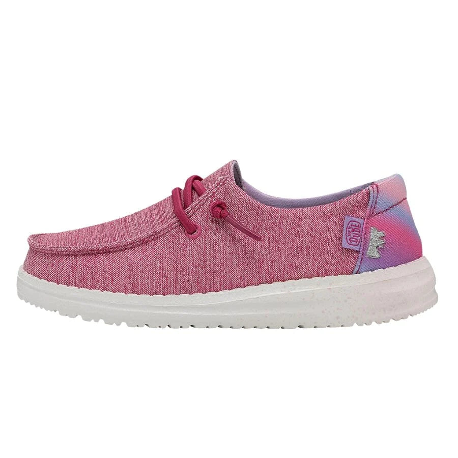 Hey Dude Girls Wendy Youth Sparkle Pink