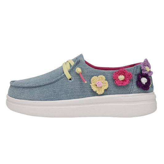 Hey Dude Girls Wendy Youth Rise Crochet Dahlia