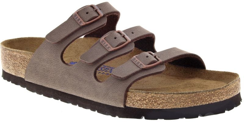 Birkenstock 165 Birkenstock Women's Florida Soft Footbed Sandal Mocha